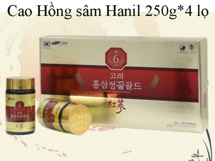 Cao Hồng sâm Hanil 250g*4 lọ